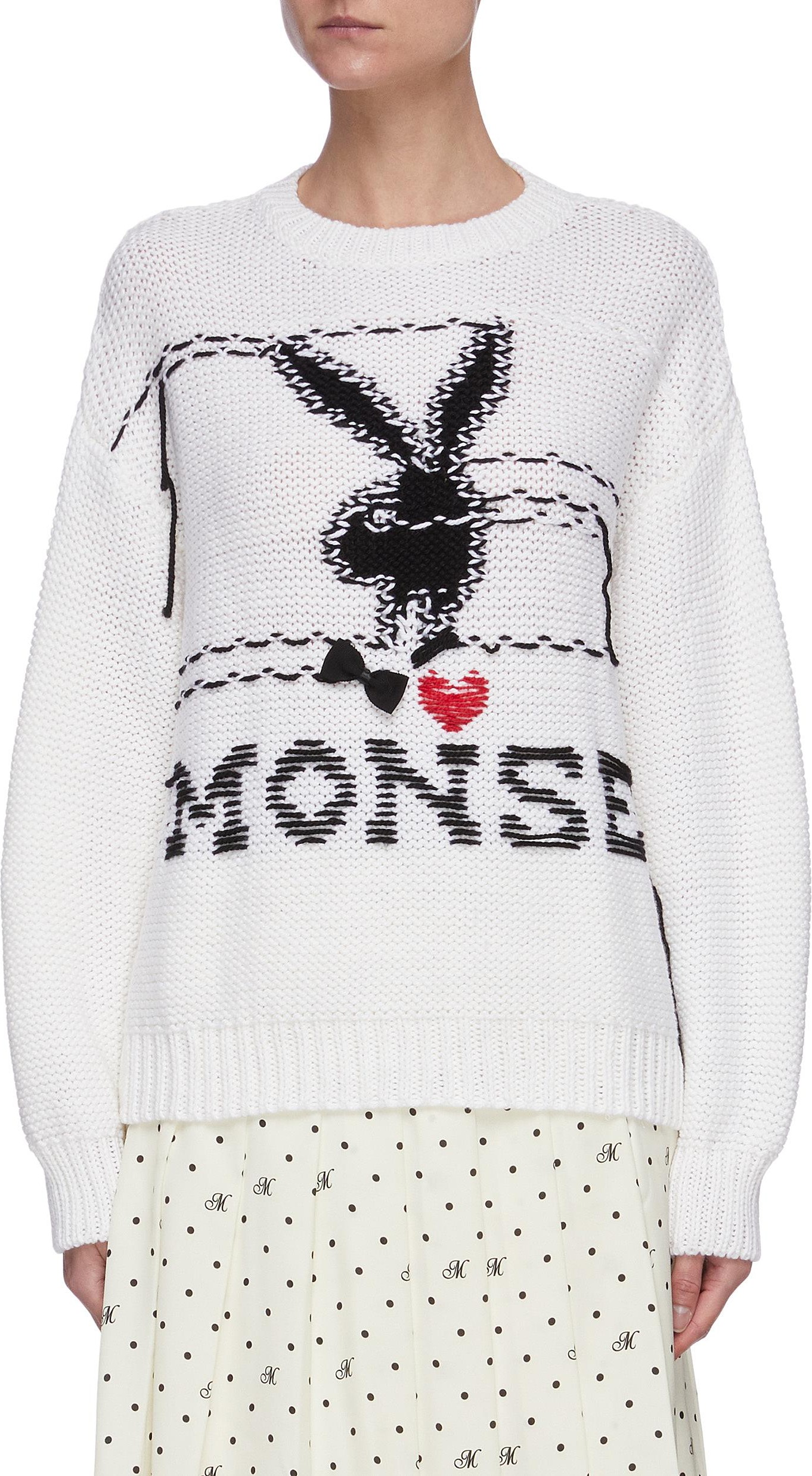 Monse x Playboy embroidered sweater