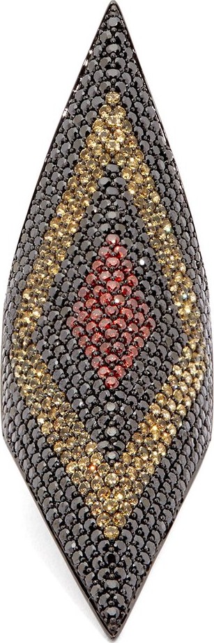 Lynn Ban Prism rhoduim-plated ring