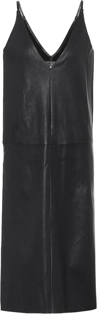 Stouls Mahaut leather slip dress