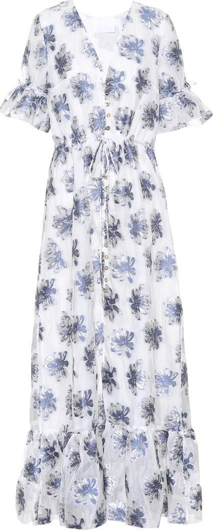 Athena Procopiou In The Hills silk-blend maxi dress