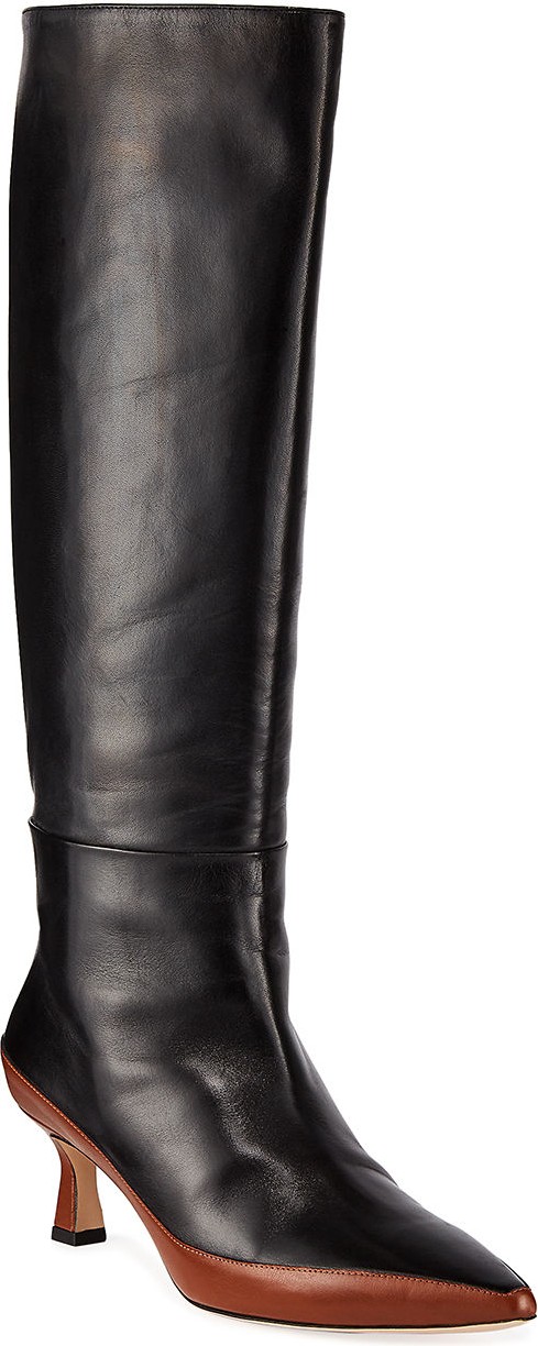 Wandler Bente Two-Tone Knee Boots