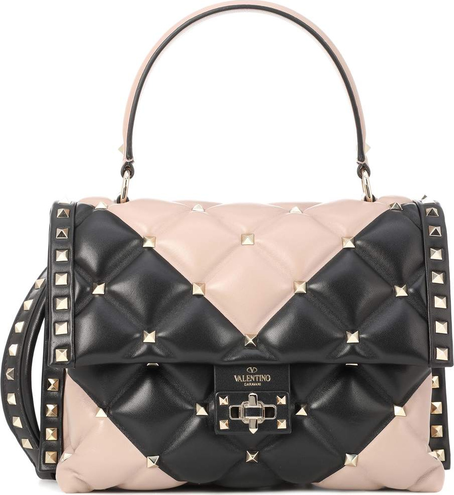 Valentino Valentino Garavani Candystud leather shoulder bag