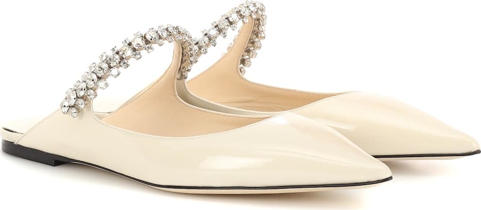 Jimmy Choo Bing patent leather mules