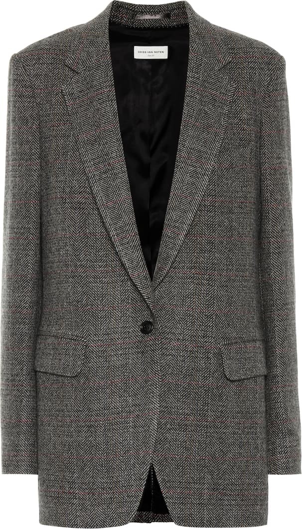 Dries Van Noten Wool-blend boyfriend blazer