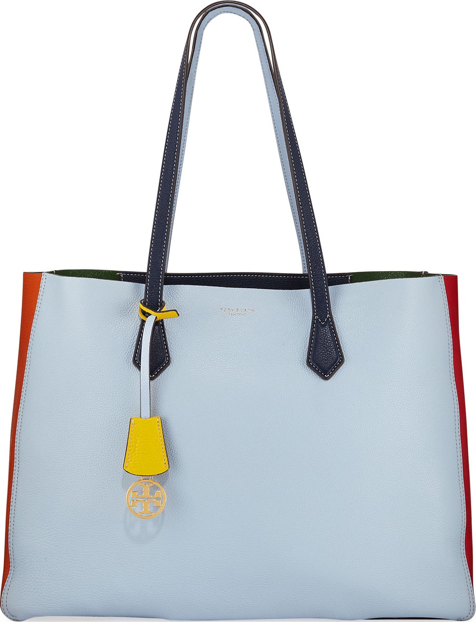 Tory Burch Perry Large Colorblock Tote Bag Tory Burch Perry Large Colorblock Tote Bag