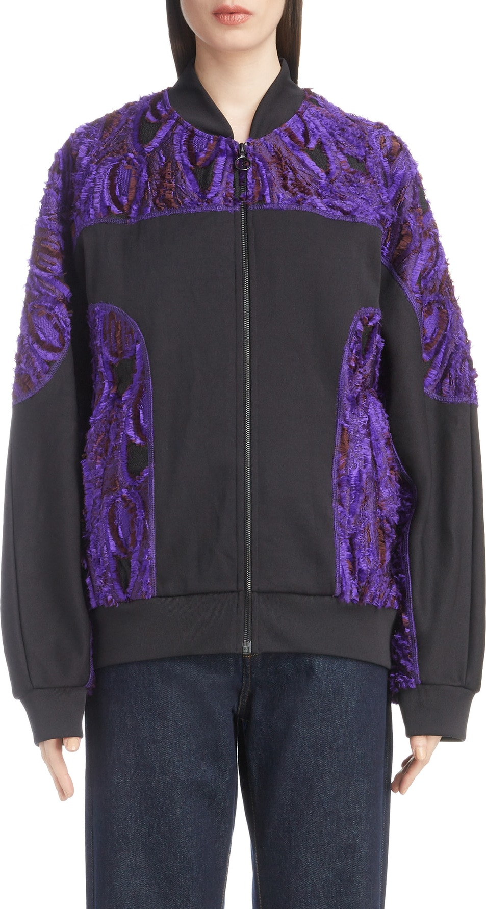 Dries Van Noten Textured Bomber Jacket