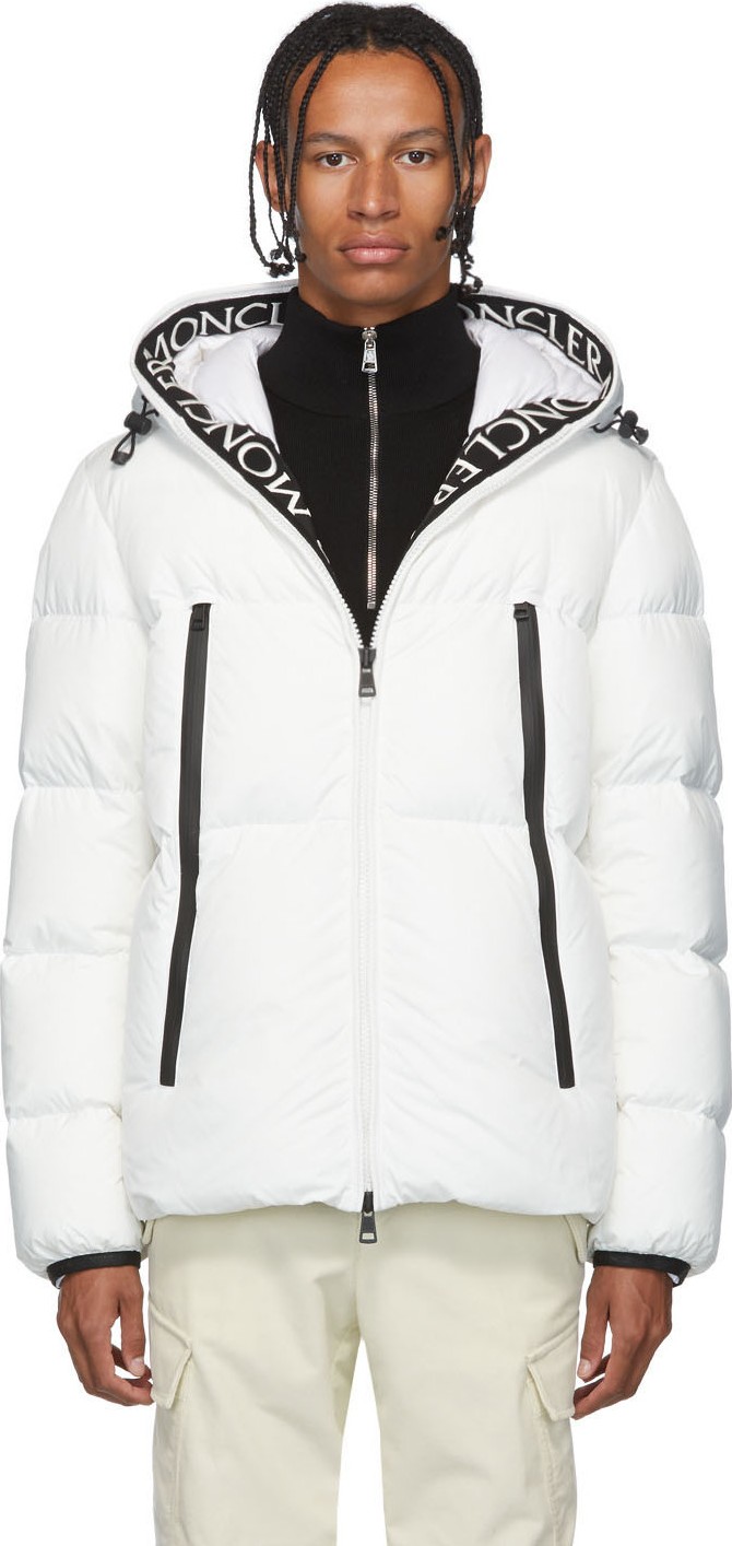 Moncler White Down Montcla Jacket