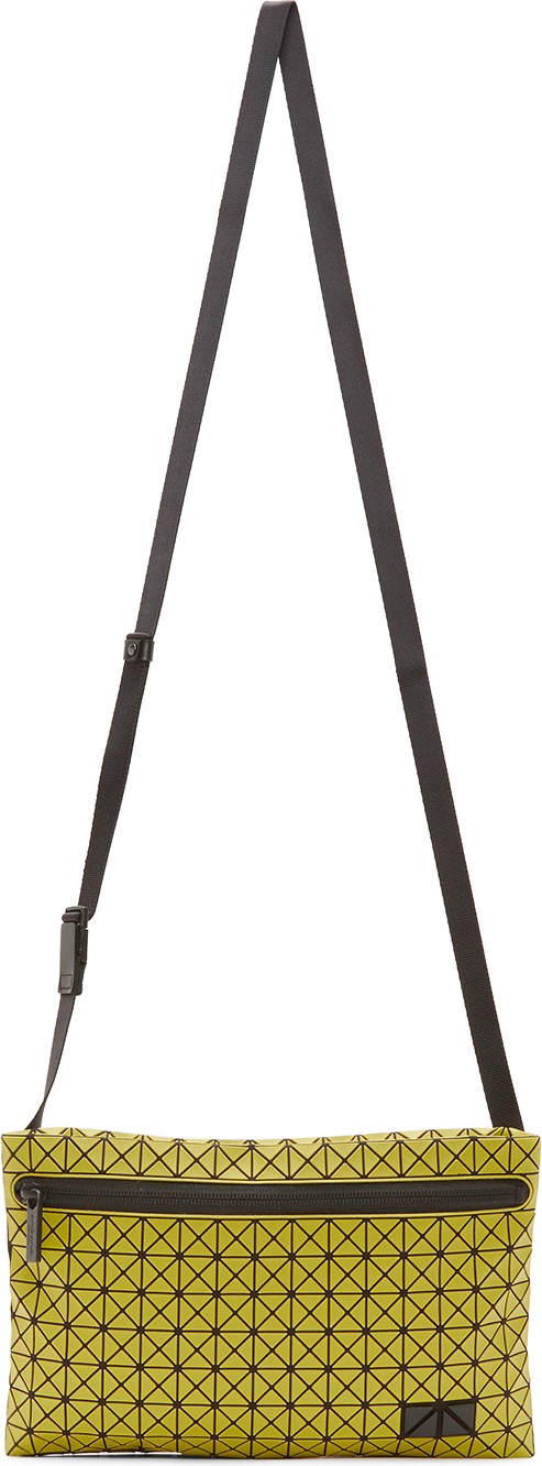 Bao Bao Issey Miyake Yellow Kuro Sash Messenger Bag