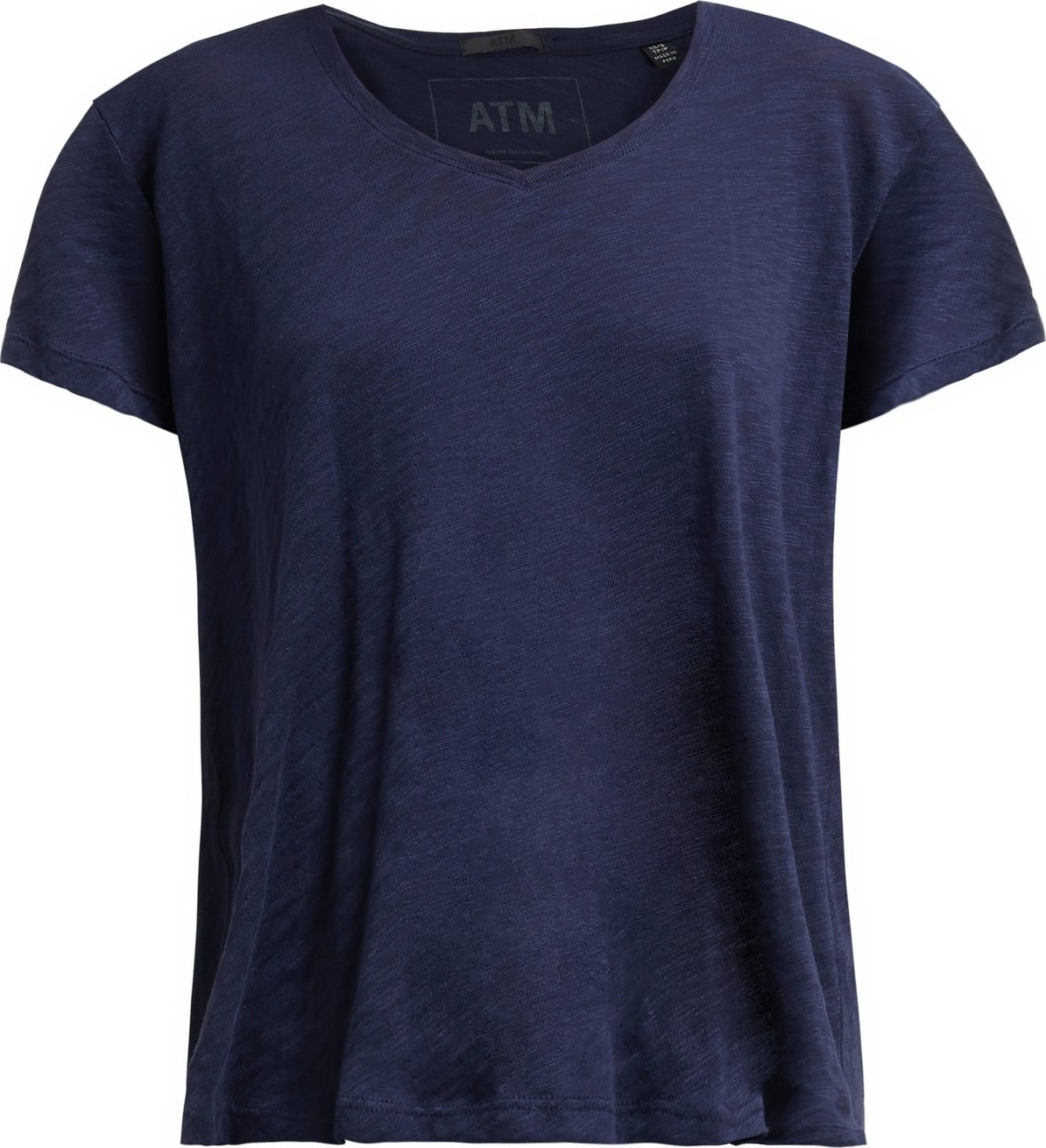 ATM Anthony Thomas Melillo Schoolboy slubbed cotton-jersey V-neck T-shirt