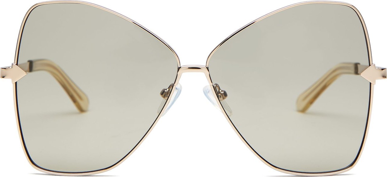 Karen Walker Queen butterfly-frame metallic sunglasses