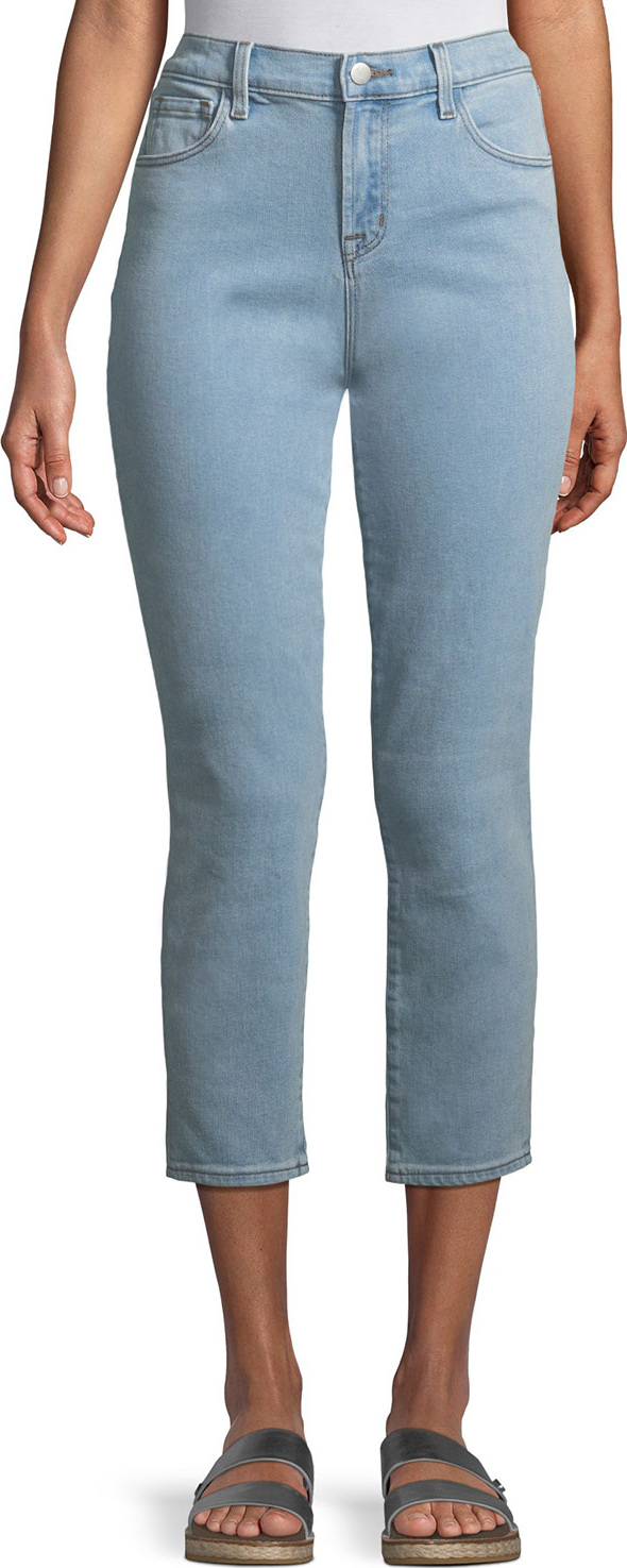 J BRAND Ruby High-Rise Crop Cigarette Jeans