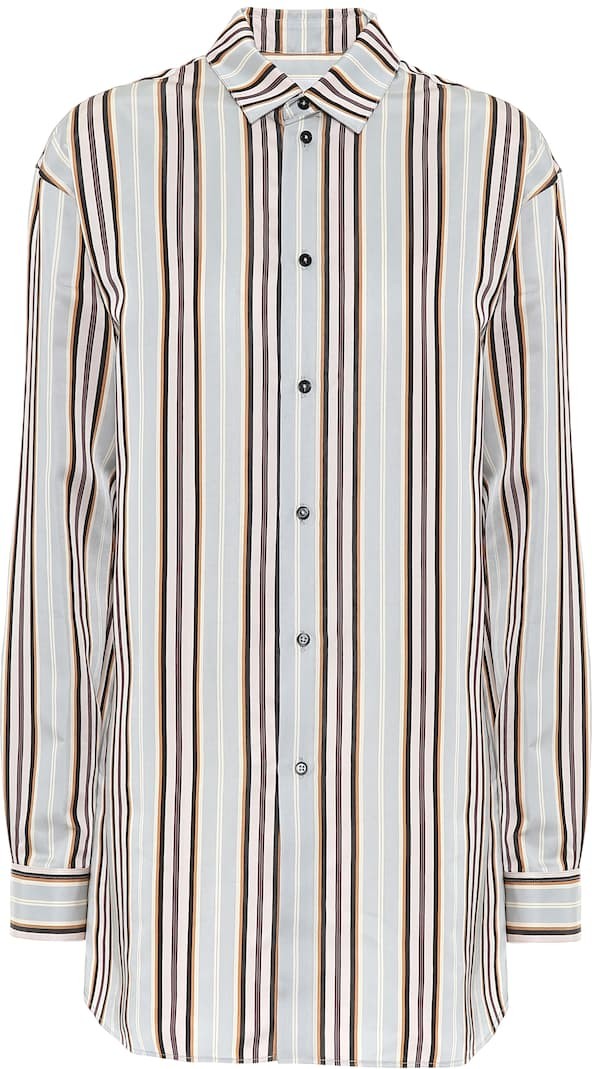 Jil Sander Striped satin shirt