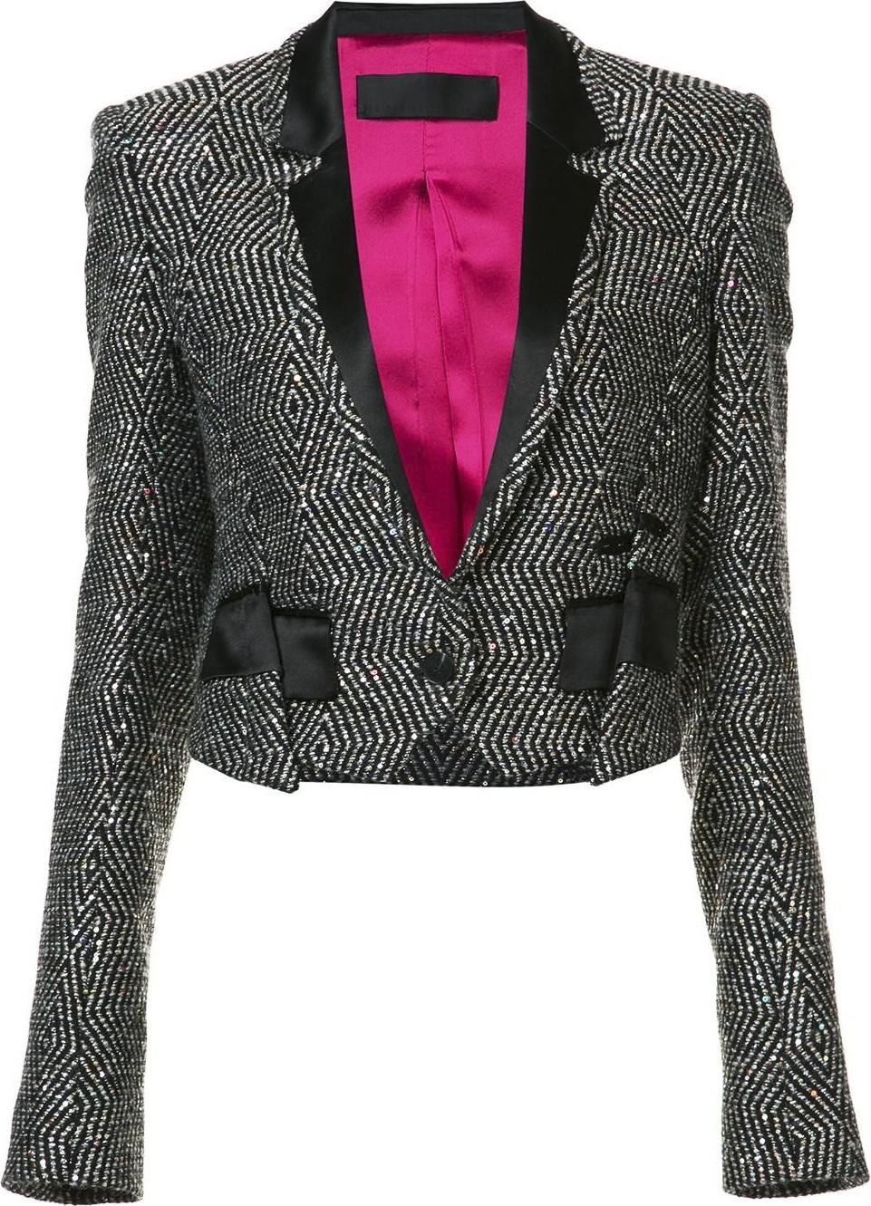 Haider Ackermann embellished cropped jacket