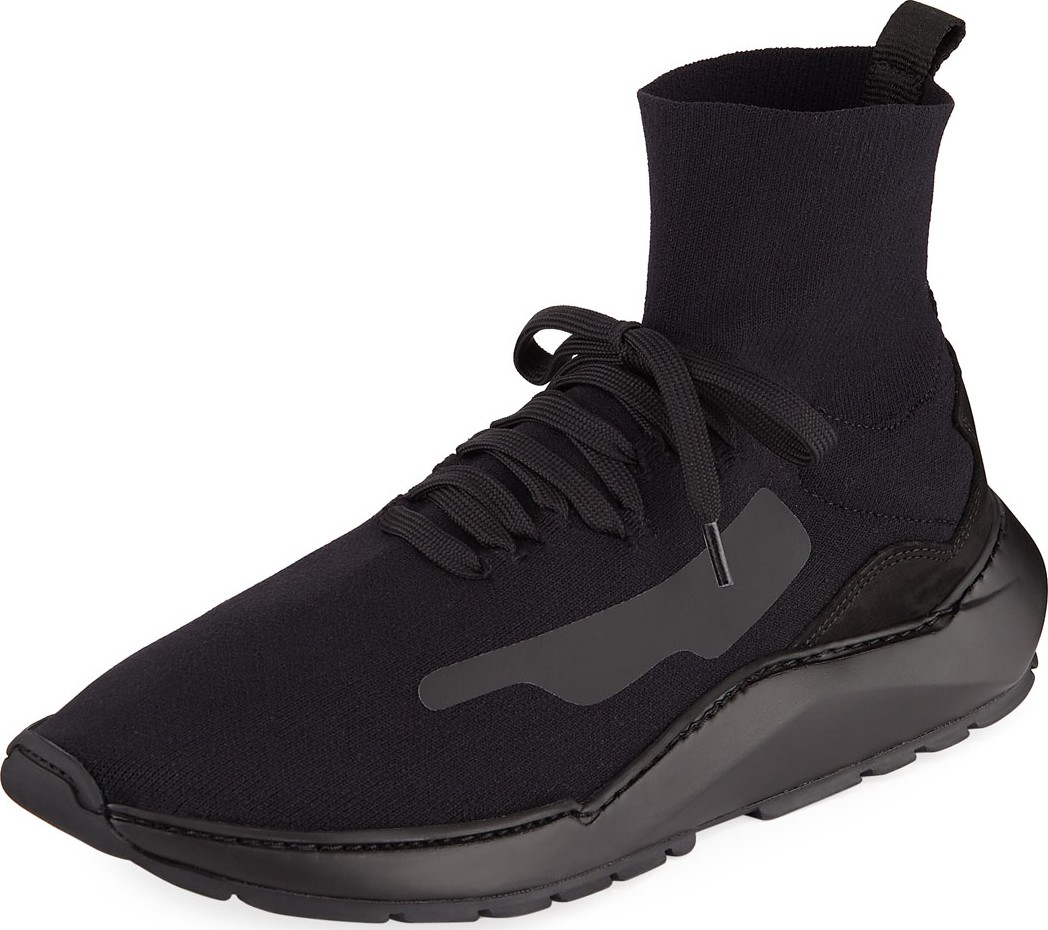 Filling Pieces Men's Mid-Top Knit Arch Running Sneakers