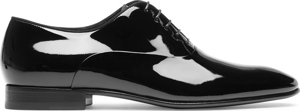 HUGO BOSS Patent-Leather Oxford Shoes