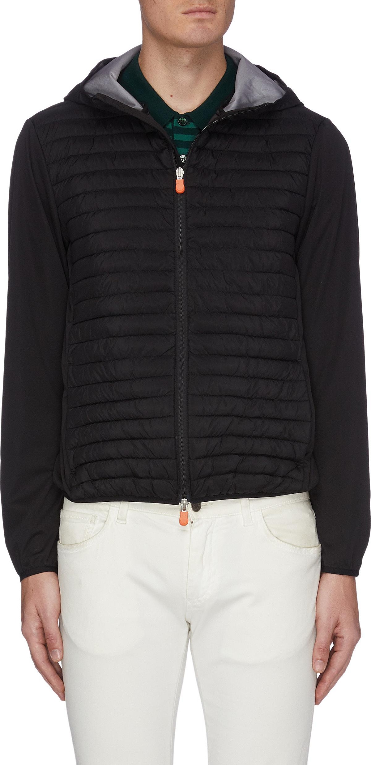 Save The Duck 'Mibax' panelled quilted jacket