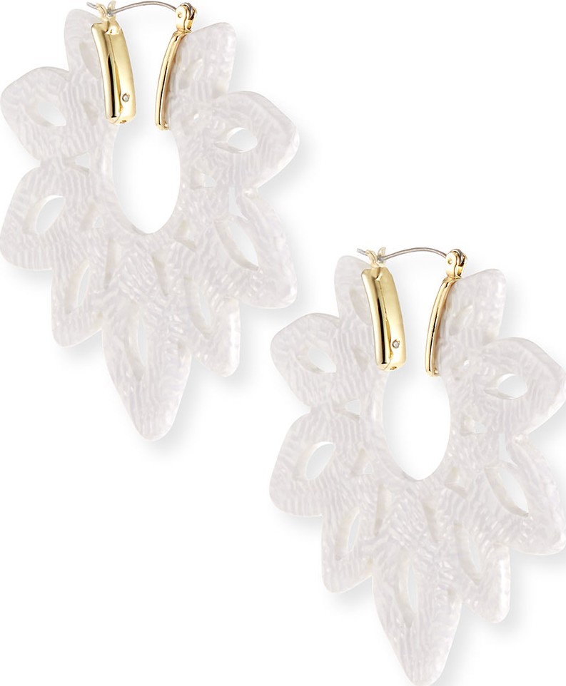 BAUBLEBAR Rita Resin Hoop Earrings