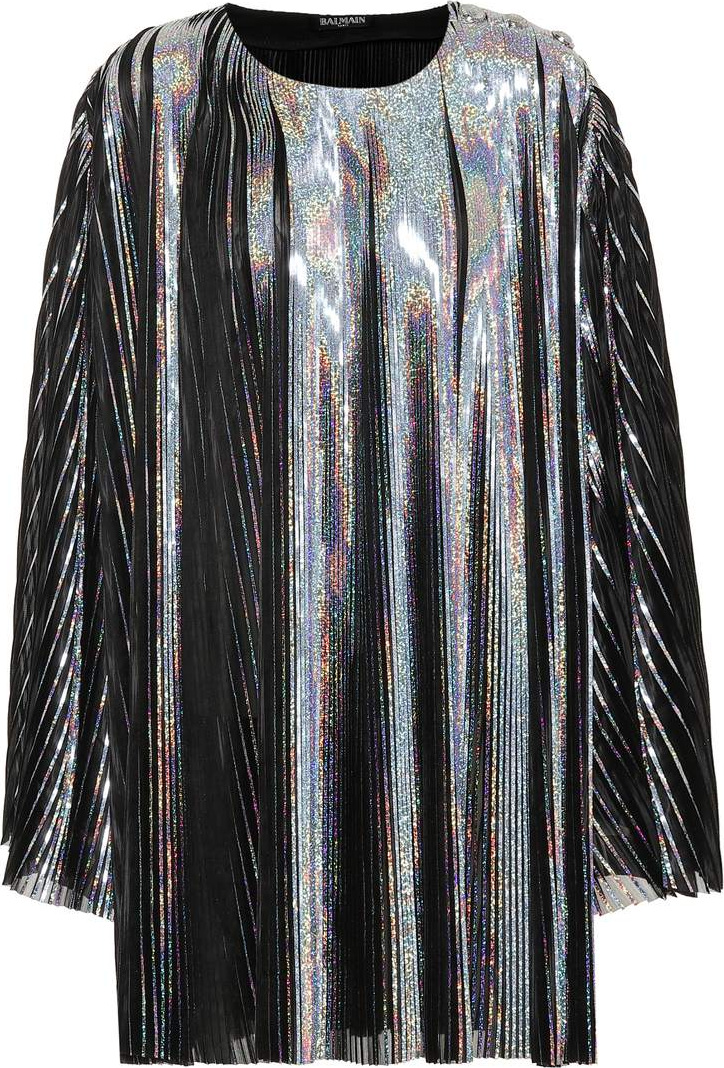 Balmain Metallic minidress