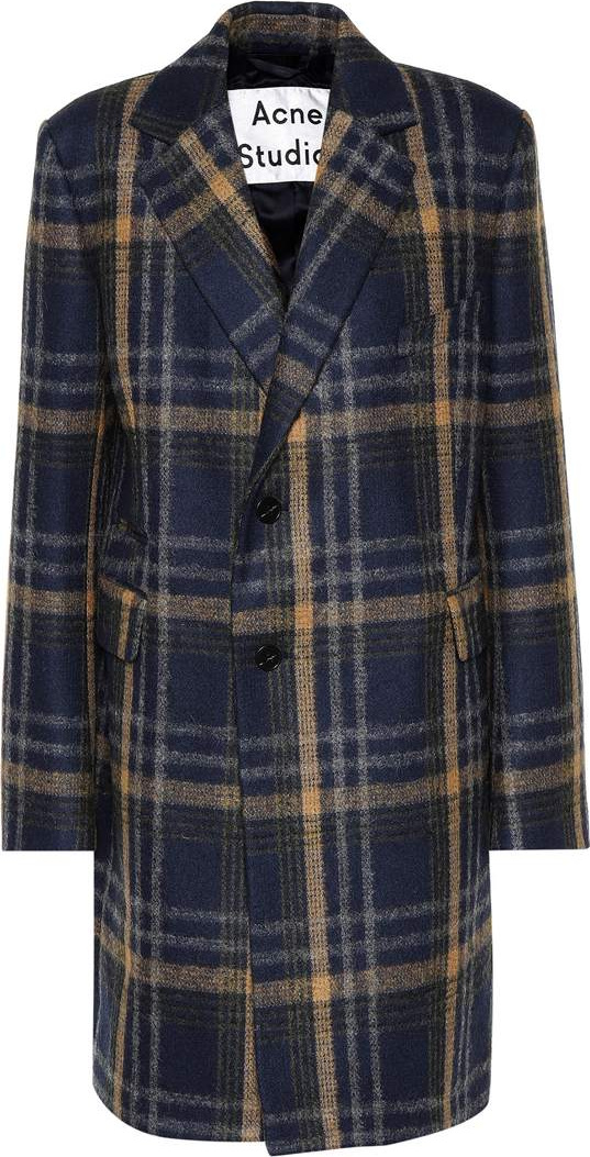 Acne Studios Checked wool-blend coat
