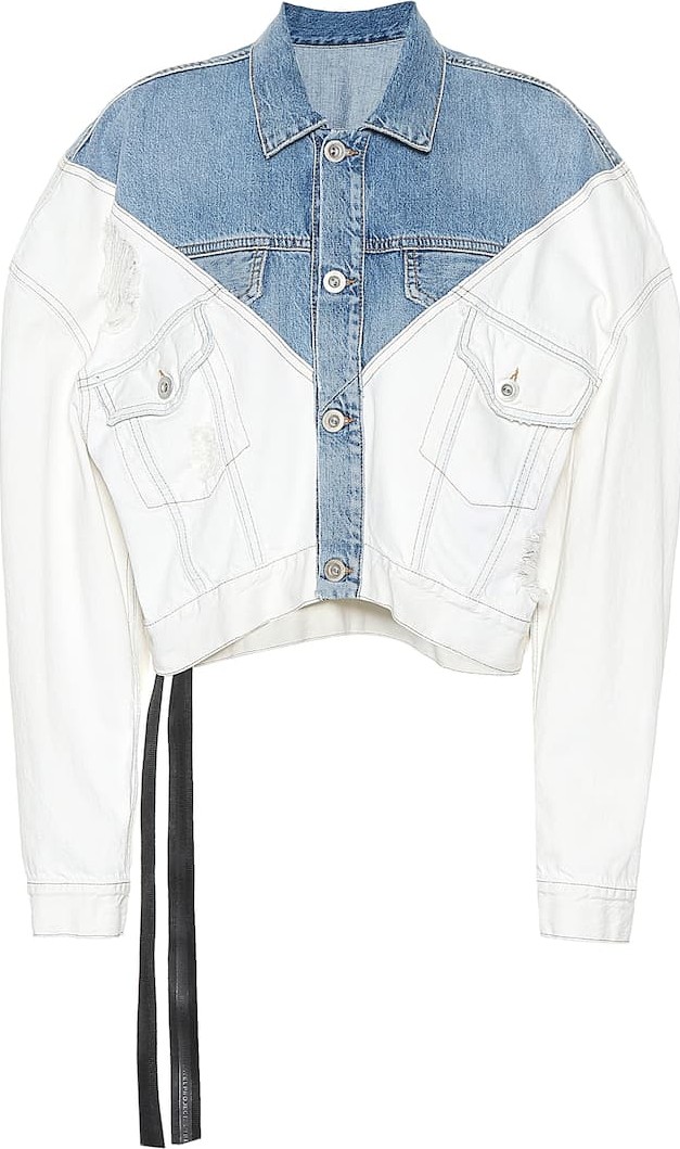 Unravel Cropped denim jacket