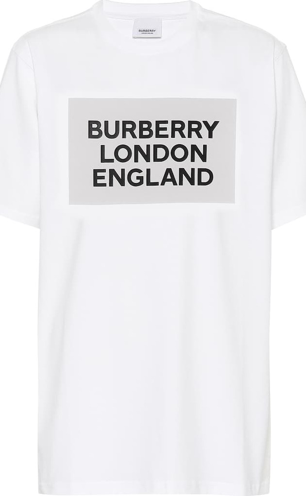 Burberry London England Printed stretch cotton T-shirt