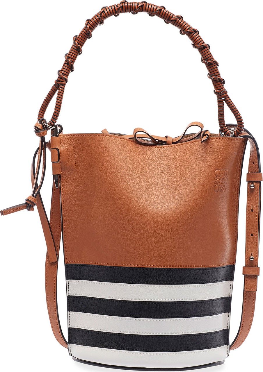 LOEWE Gate Marine Bucket Bag