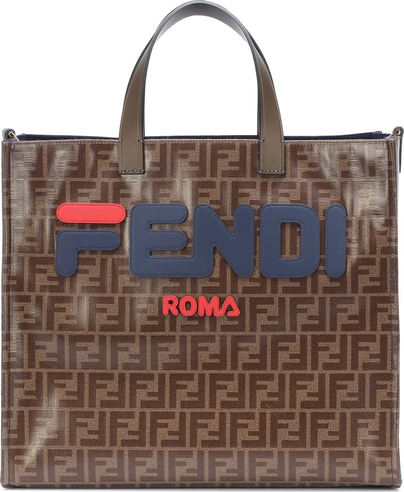 Fendi FENDI MANIA logo shopper