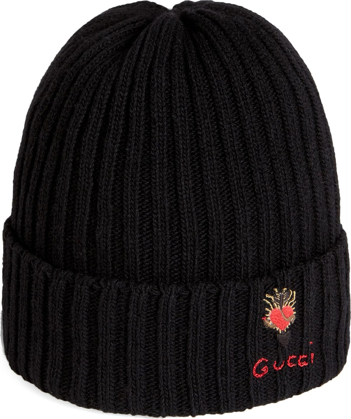 Gucci Heart Dagger Wool Beanie