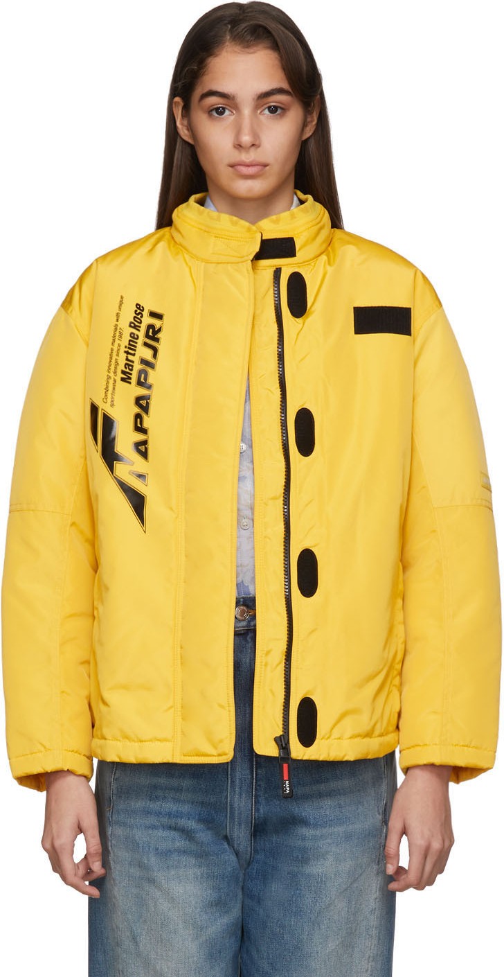 NAPA by Martine Rose Yellow A-Sand Jacket