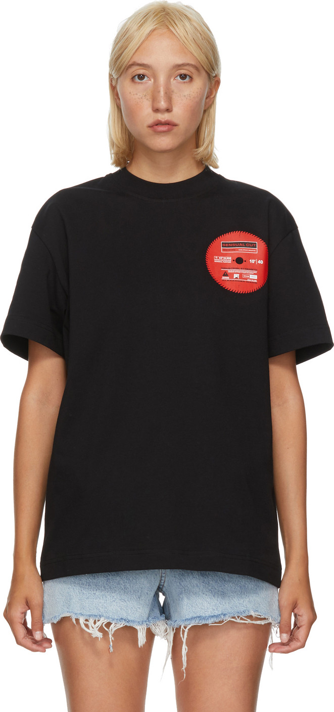 Alexander Wang - Black Saw Blade T-Shirt