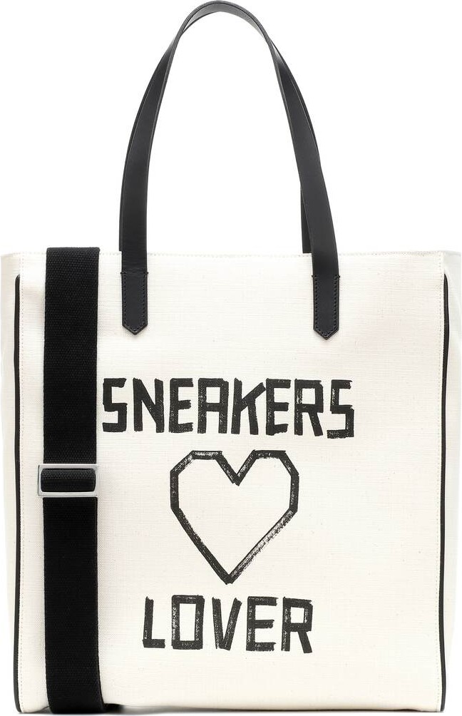 Golden Goose Deluxe Brand California printed canvas tote