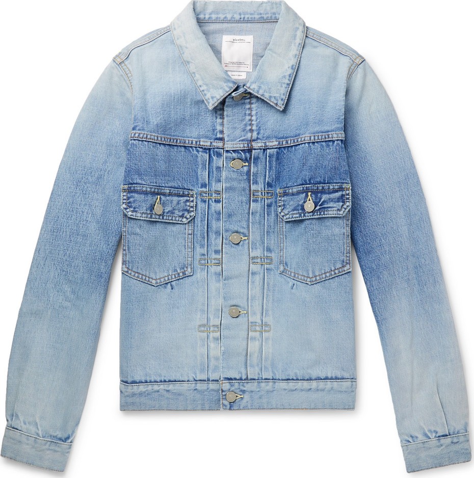 Visvim Social Sculpture 101 Distressed Denim Jacket