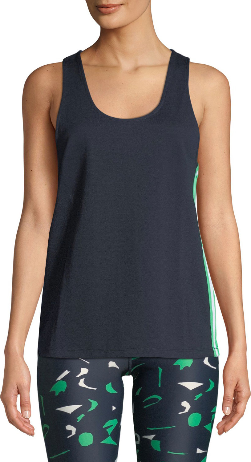 The Upside Ari Side-Stripe Racerback Athletic Tank