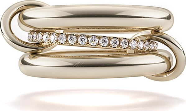 Spinelli Kilcollin Libra 18k Diamond & Connector Ring