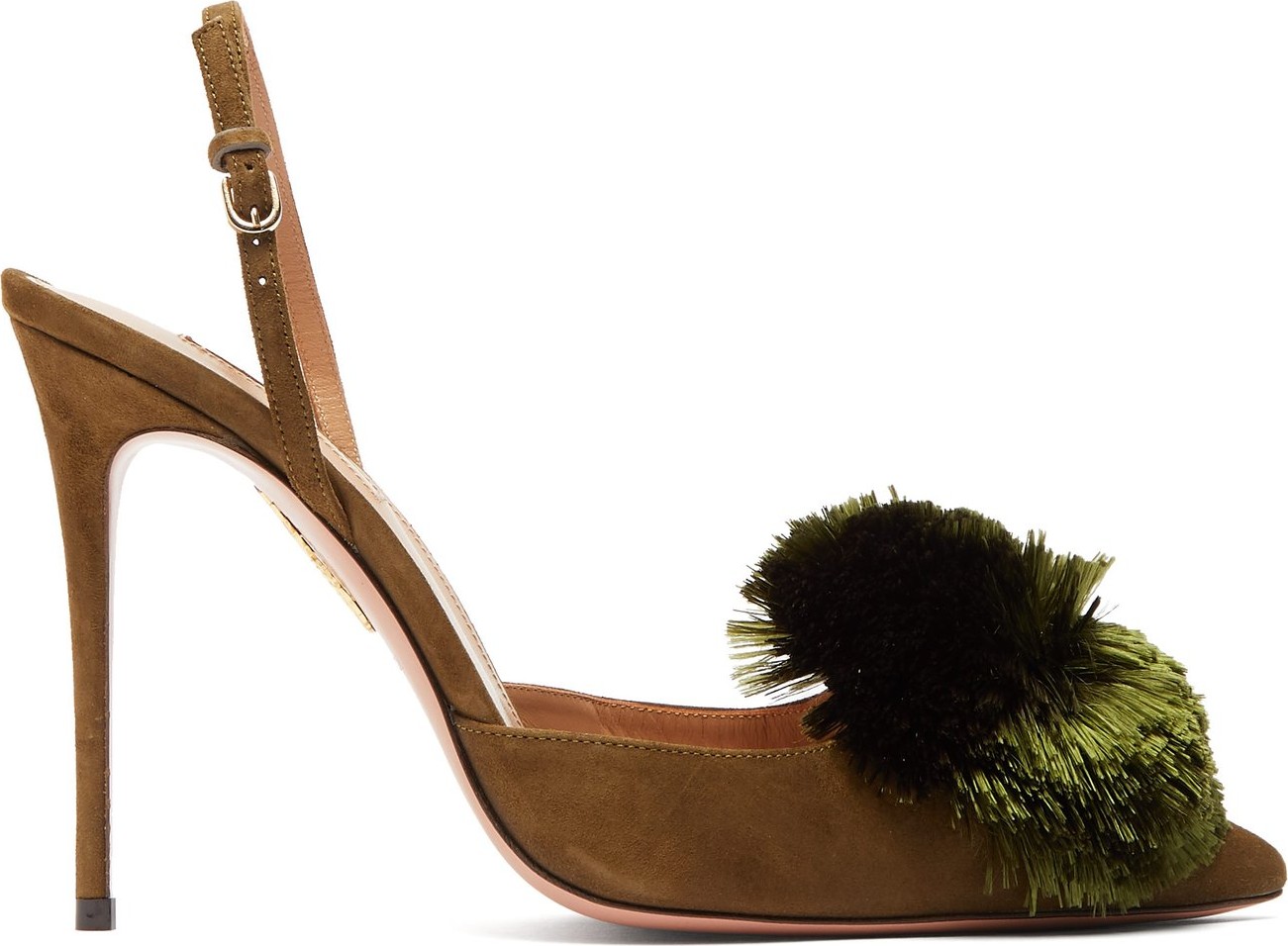 Aquazzura Powder puff slingback pumps