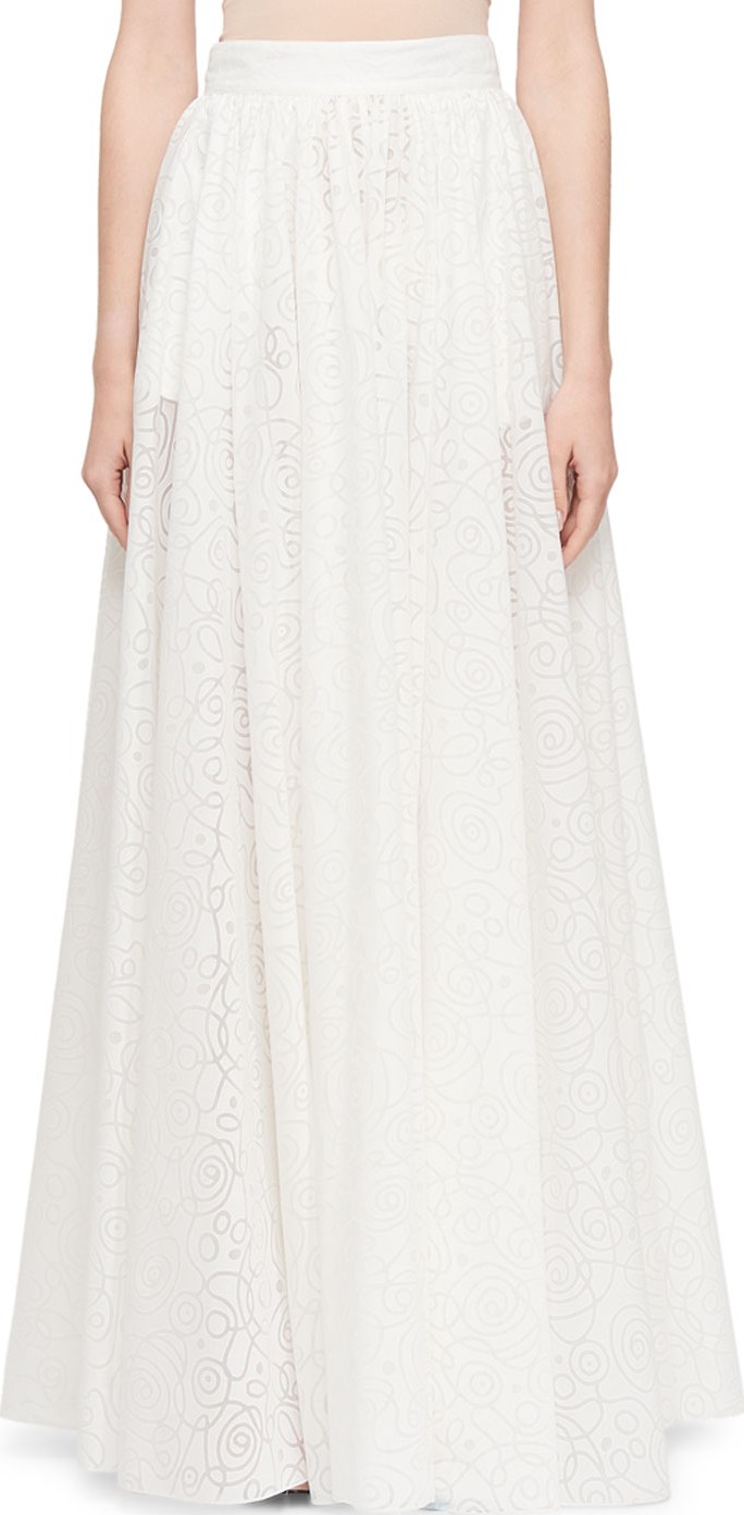 Alaïa Circular Dovore Full Skirt