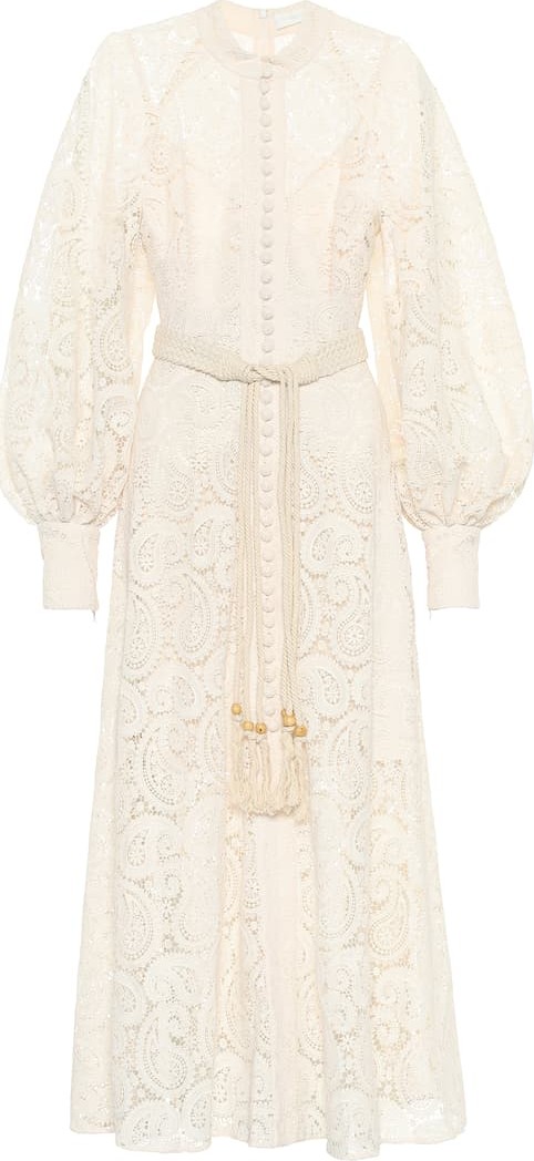 Zimmermann Amari Paisley lace maxi dress