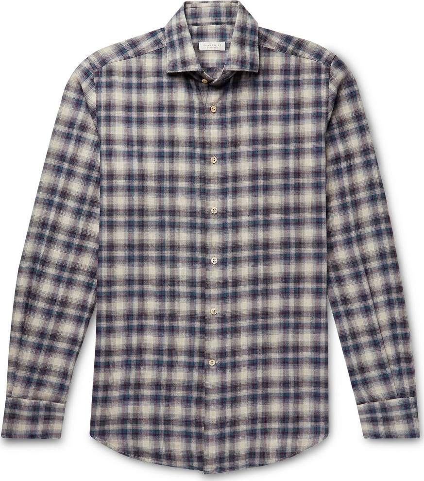 Incotex Checked Cotton Shirt