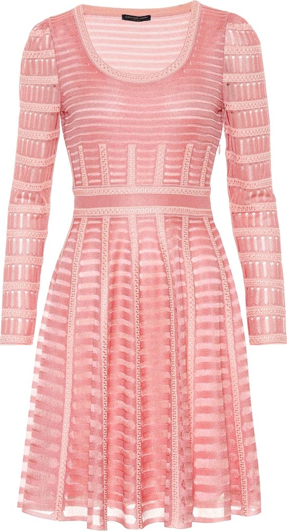 Alexander McQueen Sheer knit dress