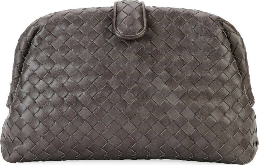 Bottega Veneta Lauren Napa Intrecciato Clutch Bag