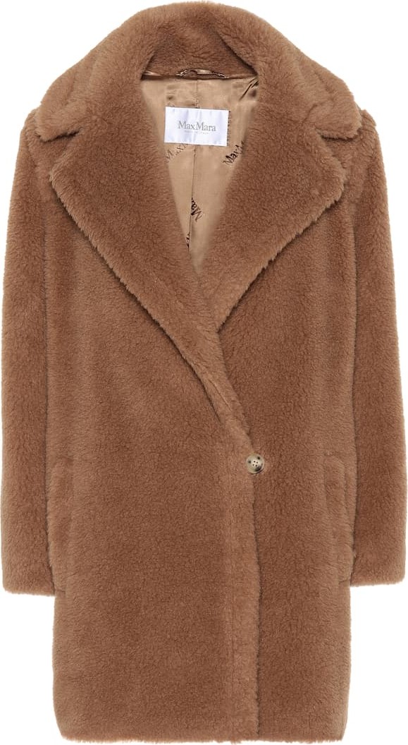 Max Mara Ofelia camel and silk coat