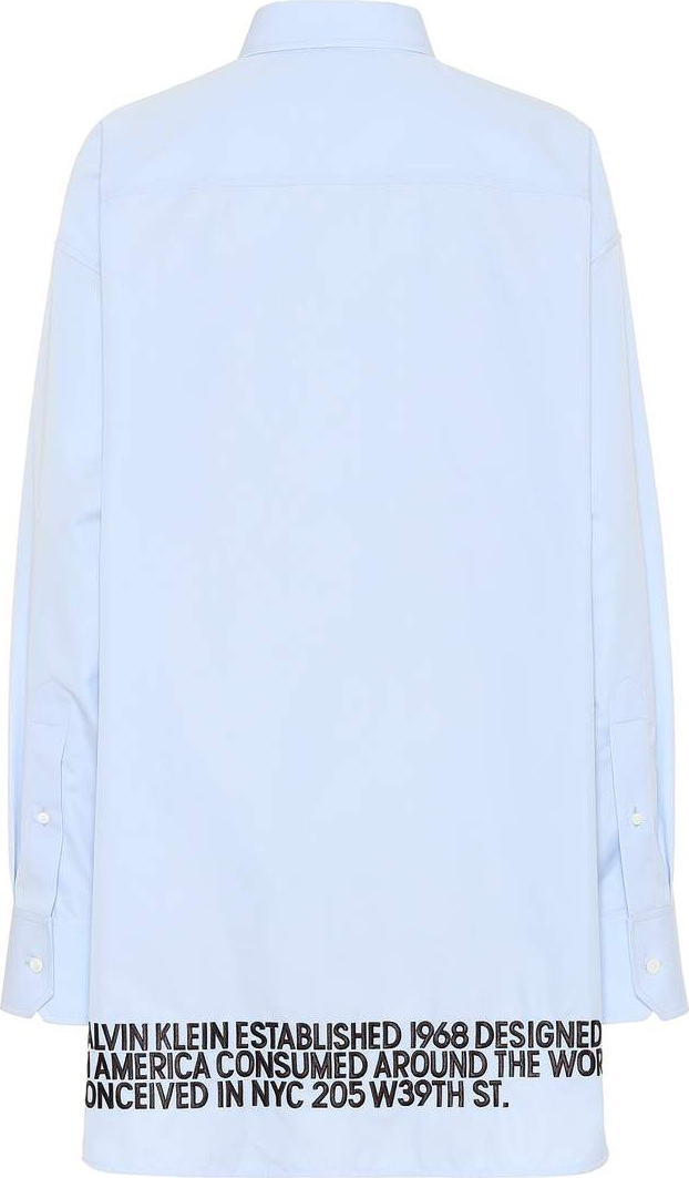 Calvin Klein 205W39NYC Printed cotton tunic