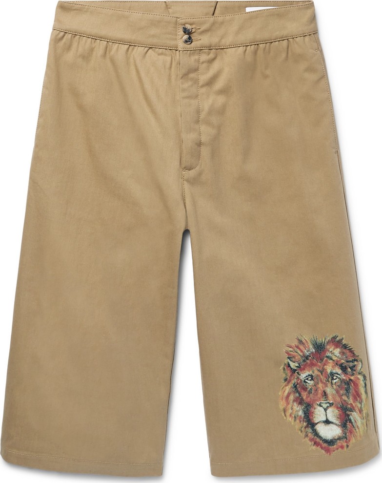 LOEWE Printed Cotton-Twill Shorts