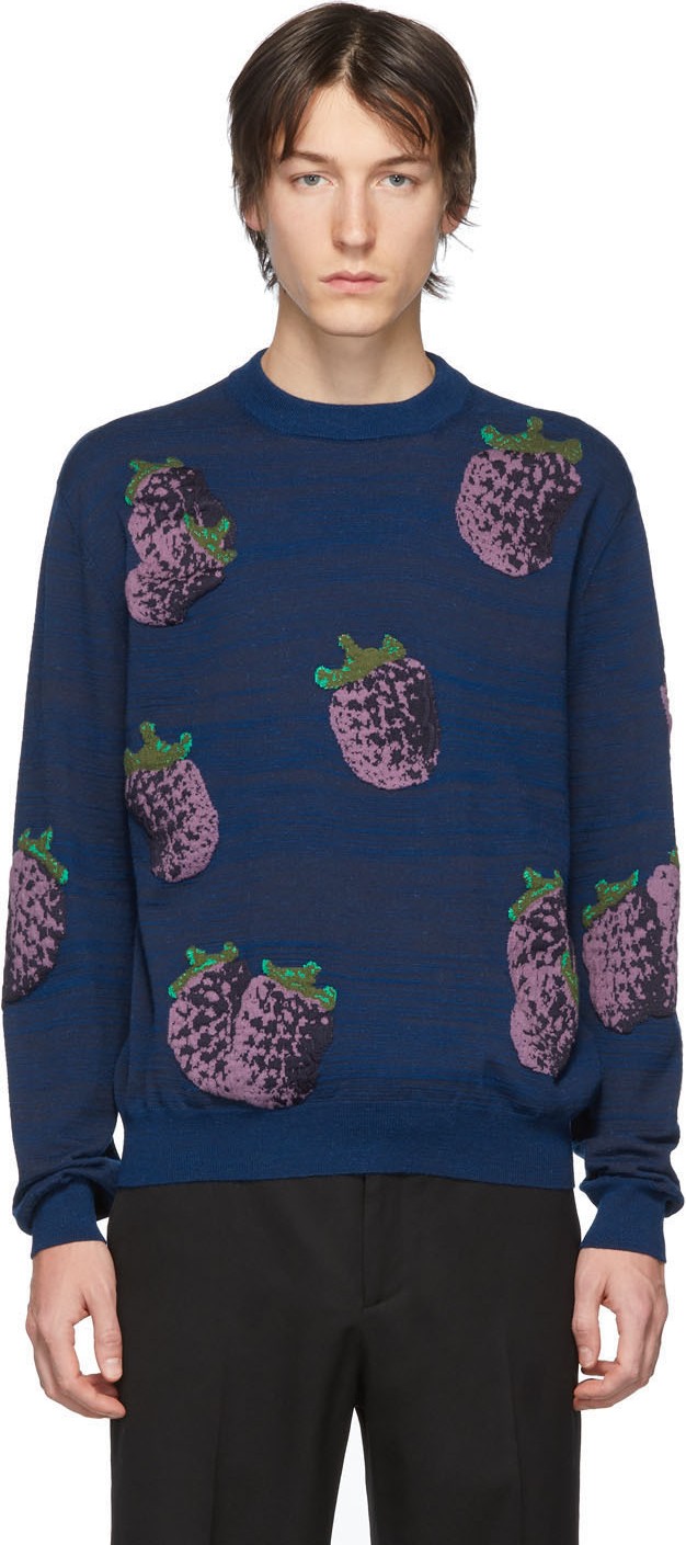 Acne Studios Navy Koray Sweater