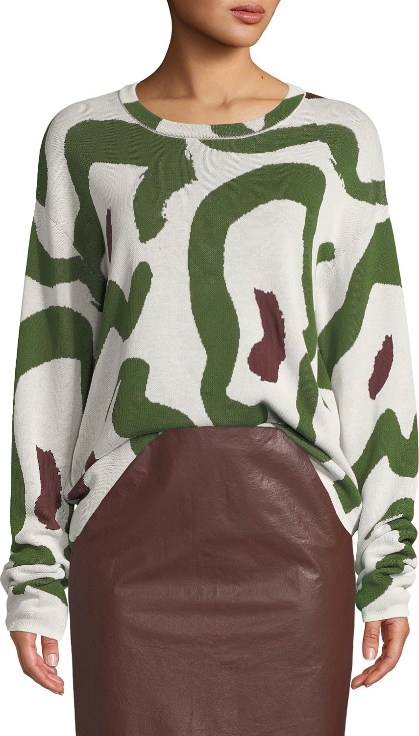 Christian Wijnants Kaori Jacquard Pullover Sweater