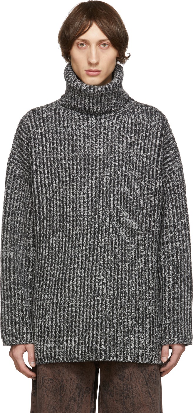 Acne Studios Black & Grey LX2 New Disa Turtleneck