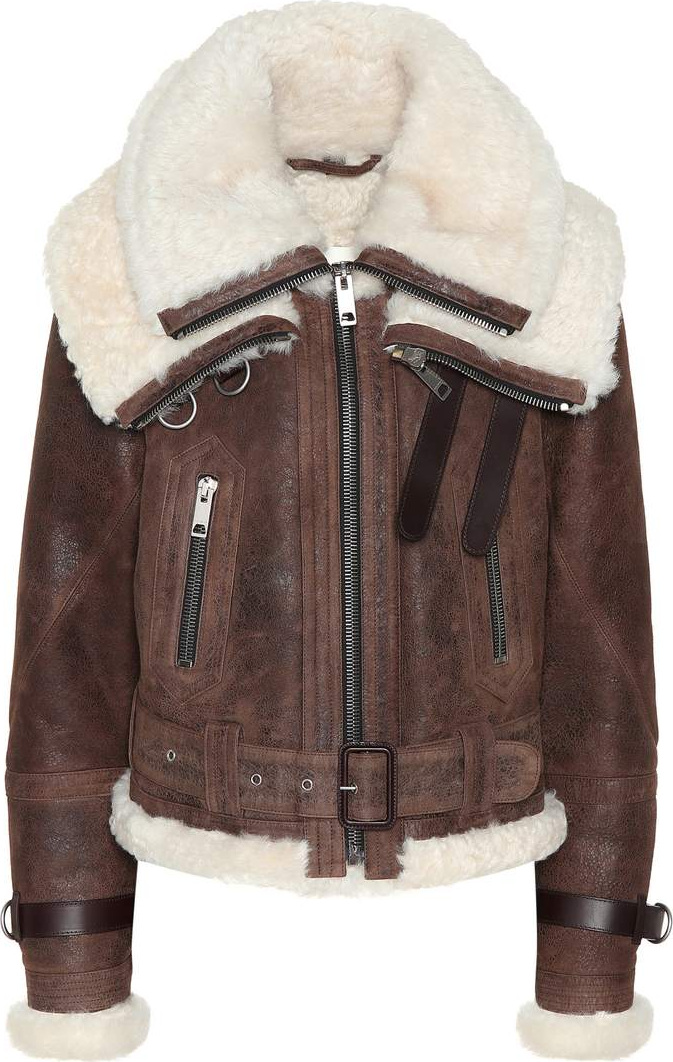 Burberry London England Reissued 2010 shearling jacket