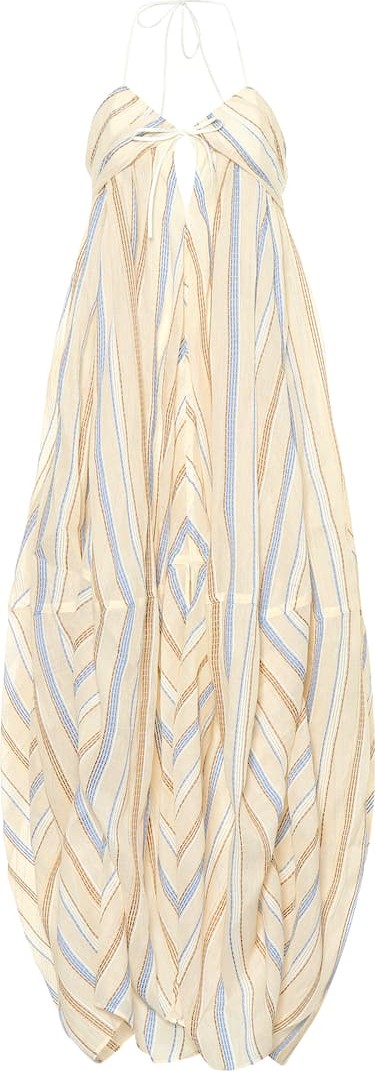 Jacquemus La Robe Calci cotton and linen dress