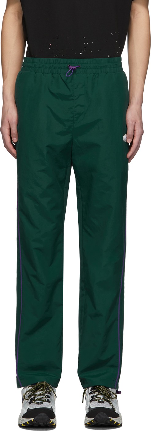 ADER error Green Oblique Track Pants