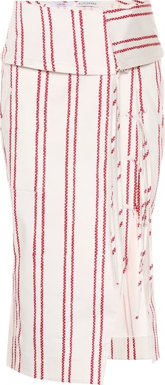 Altuzarra Obi stretch cotton skirt